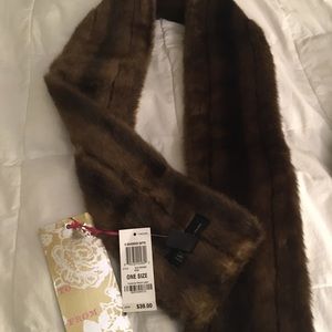 Faux fur wrap